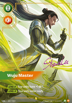 Master Yi, Wuju Master (V.3 - Signed Showcase) - Unleashed (Signed Showcase) [UNL-231*]
