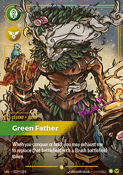 Ivern, Green Father (V.3 - Signed Showcase) - Unleashed (Signed Showcase) [UNL-233*]