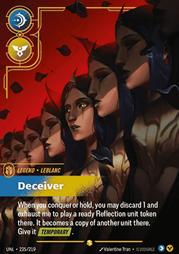 Leblanc, Deceiver (V.2 - Showcase) - Unleashed (Showcase) [UNL-235]
