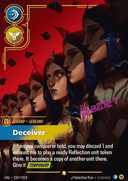 Leblanc, Deceiver (V.3 - Signed Showcase) - Unleashed (Signed Showcase) [UNL-235*]