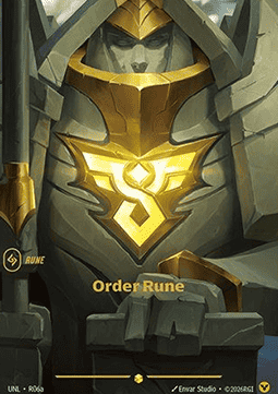 Order Rune - Unleashed (Showcase) [UNL-R06a]