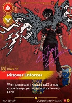 Vi, Piltover Enforcer (V.3 - Signed Showcase) - Unleashed (Signed Showcase) [UNL-229*]