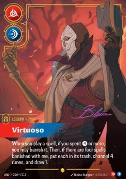 Jhin, Virtuoso (V.3 - Signed Showcase) - Unleashed (Signed Showcase) [UNL-226*]
