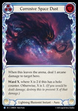 Corrosive Space Dust (Blue) (Rainbow Foil)