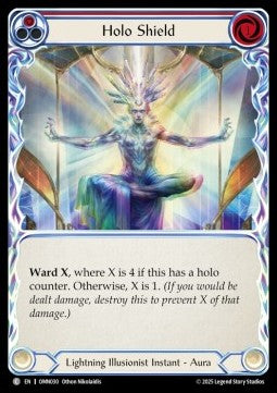Holo Shield (Red) (Rainbow Foil)