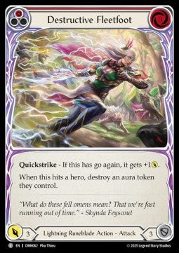 Destructive Fleetfoot (Red) (Regular)