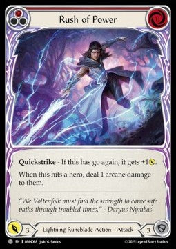 Rush of Power (Red) (Regular)