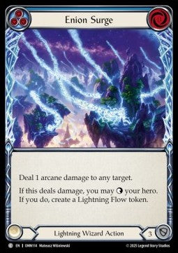 Enion Surge (Blue) (Rainbow Foil)