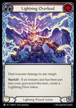 Lightning Overload (Red) (Regular)