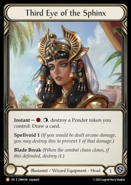 Third Eye of the Sphinx (Cold Foil) - Omens of the Third Age (Legendary) [OMN-140]