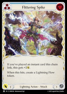 Flittering Spike (Blue) (Rainbow Foil)