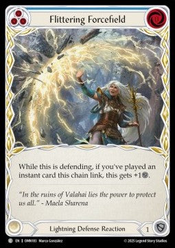 Flittering Forcefield (Blue) (Rainbow Foil)