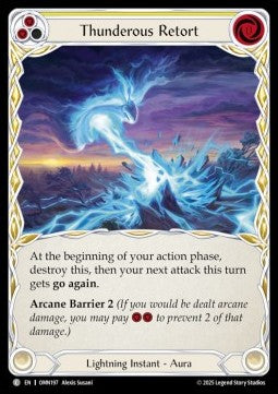 Thunderous Retort (Yellow) (Regular)