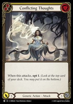 Conflicting Thoughts (Yellow) (Rainbow Foil)