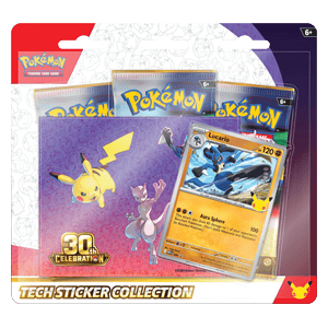 30th Celebration: Lucario Tech Sticker Collection