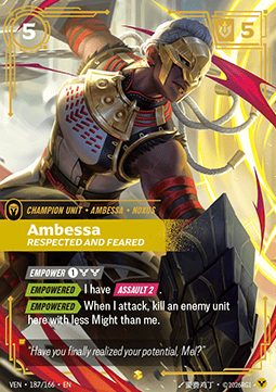 Ambessa, Respected and Feared (V.3 - Showcase)