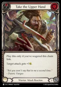 Take the Upper Hand (Red) (Regular)