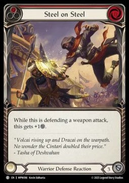 Steel on Steel (Red) (Rainbow Foil)