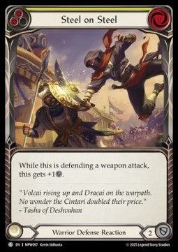 Steel on Steel (Yellow) (Rainbow Foil)