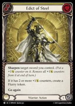 Edict of Steel (Yellow) (Rainbow Foil)