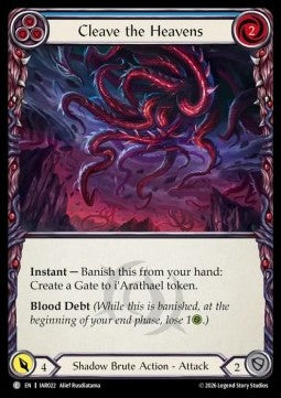 Cleave the Heavens (Blue) (Regular)