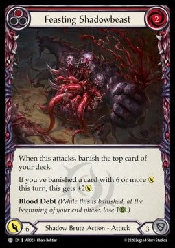 Feasting Shadowbeast (Red) (Regular)