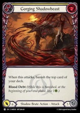 Gorging Shadowbeast (Yellow) (Regular)