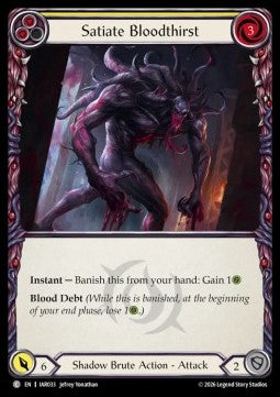 Satiate Bloodthirst (Yellow) (Regular)