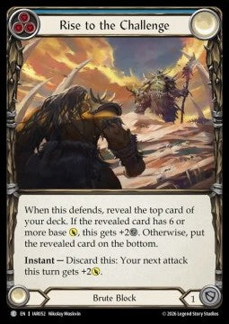 Rise to the Challenge (Blue) (Regular)