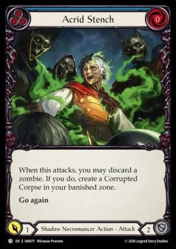 Acrid Stench (Blue) (Rainbow Foil)