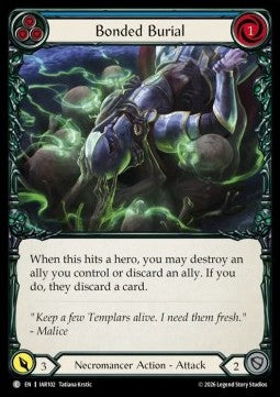 Bonded Burial (Blue) (Rainbow Foil)