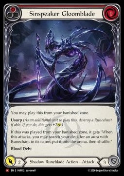 Sinspeaker Gloomblade (Rainbow Foil)