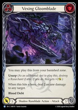 Vexing Gloomblade (Blue) (Regular)