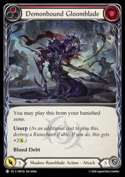 Demonbound Gloomblade (Red) (Regular)