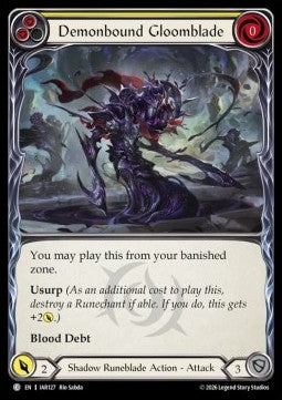 Demonbound Gloomblade (Yellow) (Regular)