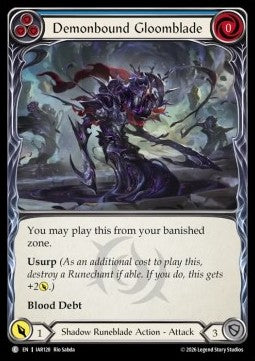 Demonbound Gloomblade (Blue) (Regular)