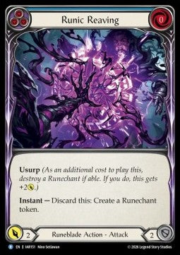 Runic Reaving (Blue) (Regular)