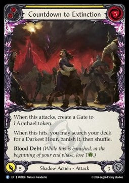 Countdown to Extinction (Yellow) (Rainbow Foil)