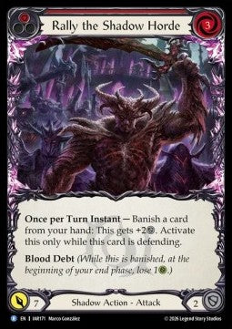 Rally the Shadow Horde (Red) (Rainbow Foil)