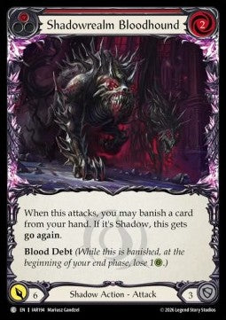 Shadowrealm Bloodhound (Red) (Regular)