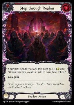 Step through Realms (Red) (Rainbow Foil)