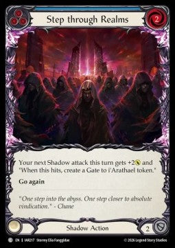 Step through Realms (Blue) (Regular)