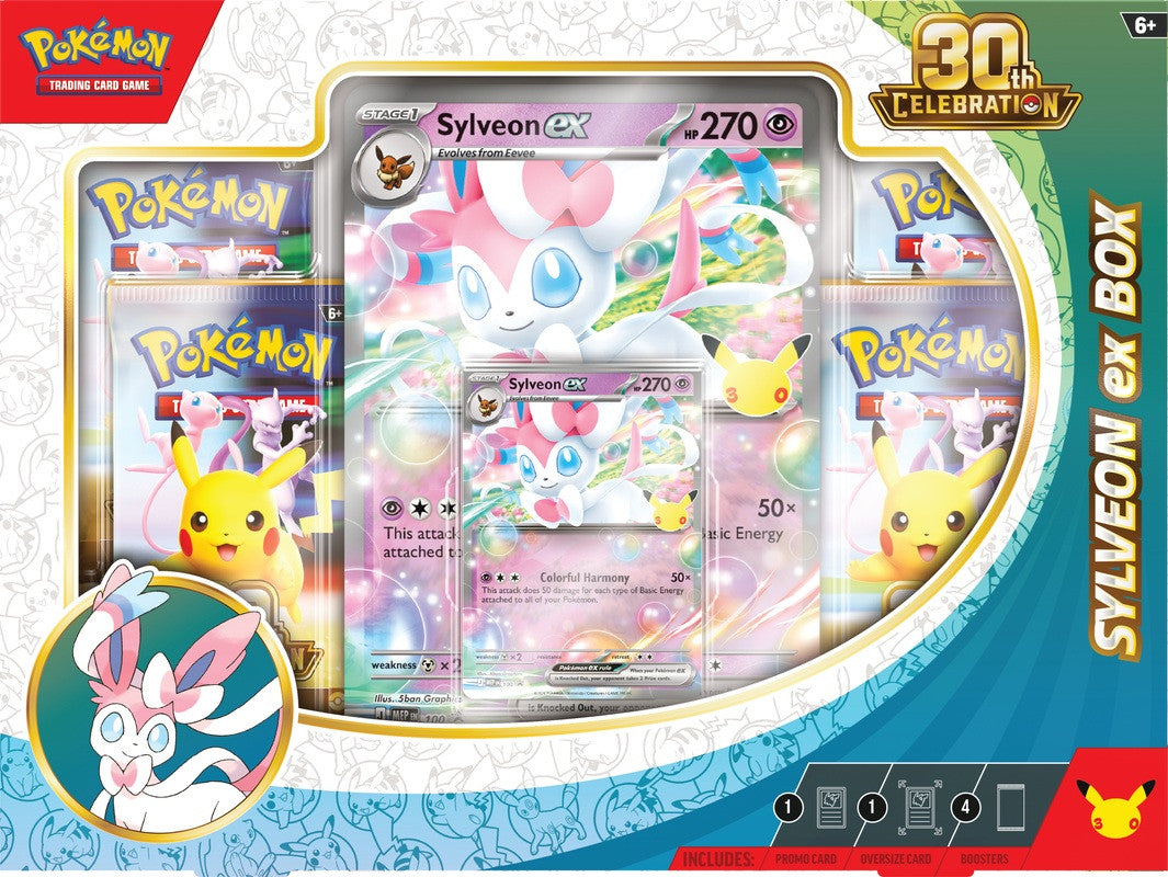 Pokemon 30th Celebration Sylveon ex Collection Box - (PRESALE)