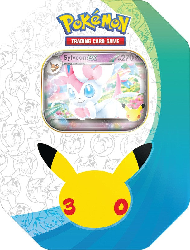 Pokemon 30th Celebration Tin Sylveon ex (Presale)